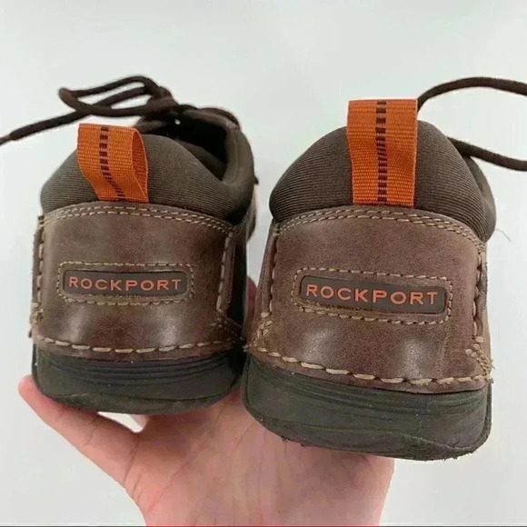 Rockport mens Oxfords size 10 44 brown leather lace up outdoors walking gorpcore main image 10
